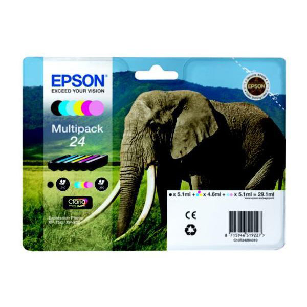 Epson C13T24284010 blækpatron, sampak