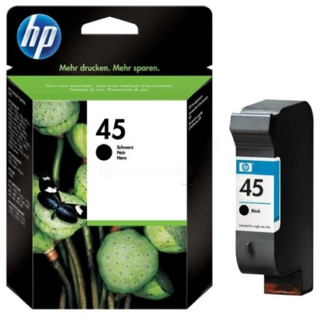 HP 45/51645AE blækpatron, sort, 930s