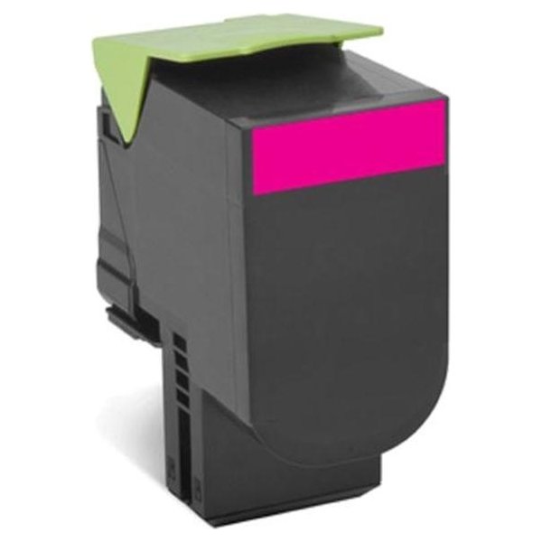 Lexmark 80C2HME lasertoner, rød, 3000s
