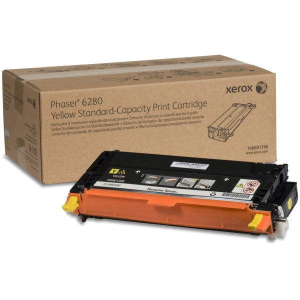 Xerox 106R01390 lasertoner, gul, 2200s