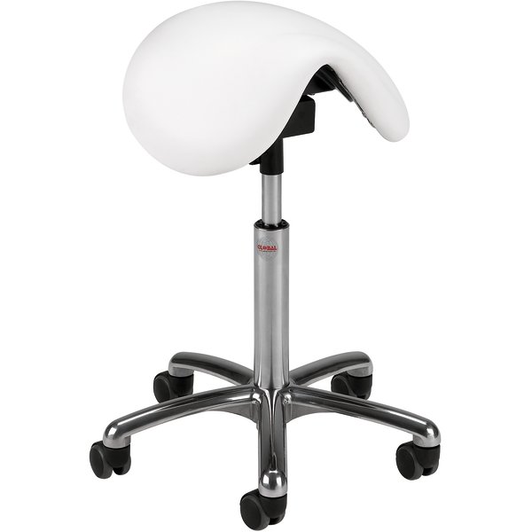 CL Pinto sadelstol, blå, stof, 58-77 cm