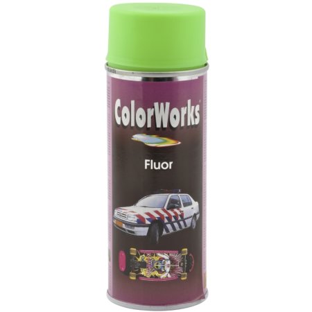 ColorWorks hobbyspray, fluorescerende grøn
