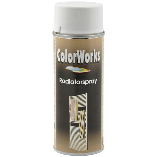 ColorWorks hobbyspray, radiator hvid