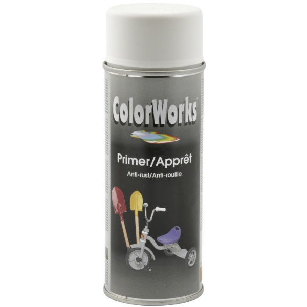 ColorWorks hobbyspray, grunder hvid