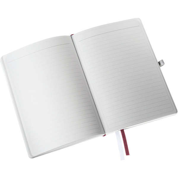 Leitz Style Notesbog A5, linjeret, rød