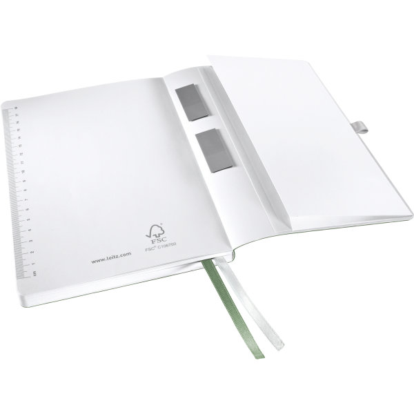 Leitz Style Notesbog A5, linjeret, grøn