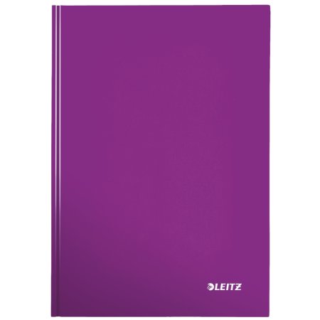 Leitz WOW notesbog A4, linjeret, lilla