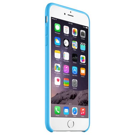 Apple iPhone 6/6S Plus bagcover, silikone, blå