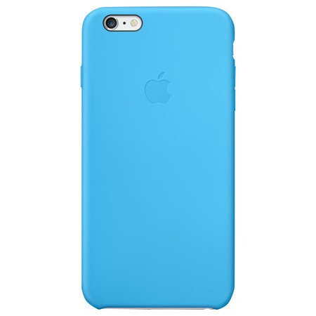 Apple iPhone 6/6S Plus bagcover, silikone, blå