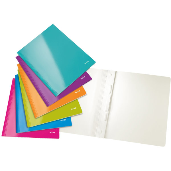 Leitz WOW Arbejdsmappe, lilla metallic