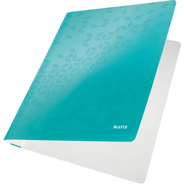 Leitz WOW Arbejdsmappe, isblå metallic