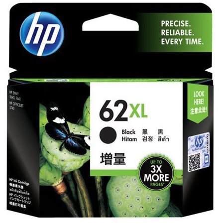 HP nr.62XL/C2P05AE blækpatron, sort, 600 s