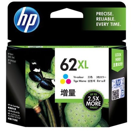 HP nr.62XL/C2P07AE blækpatron, multi, 415s