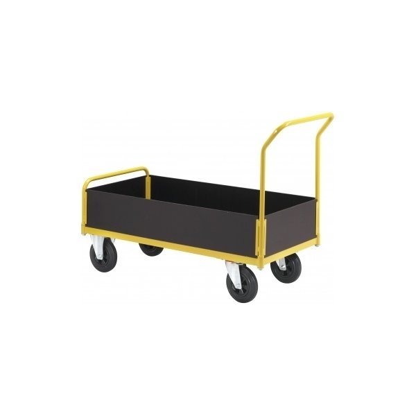 Ravendo lagervogn 1000, lave sider, Luftgummihjul