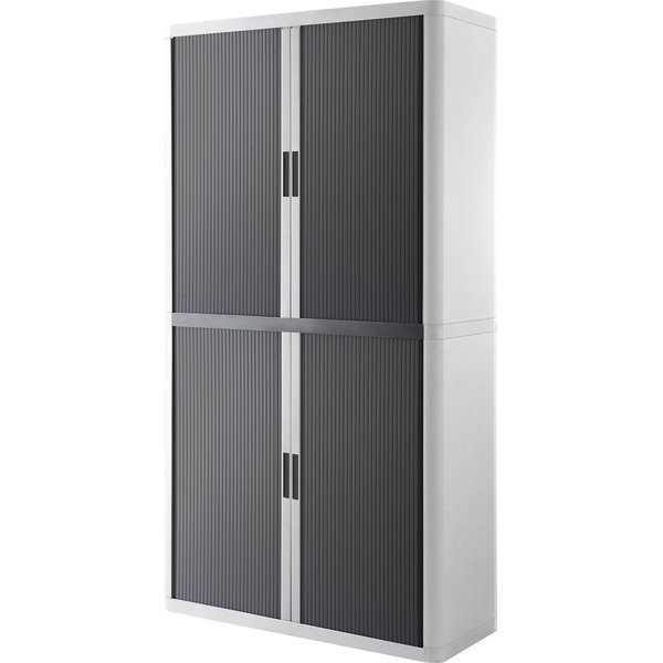 Paperflow Easy Office 2 m, 4 hylder, Hvid/antracit