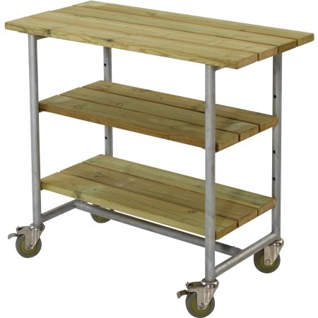 Plus Urban Grillbord m/2 hylder, Natur