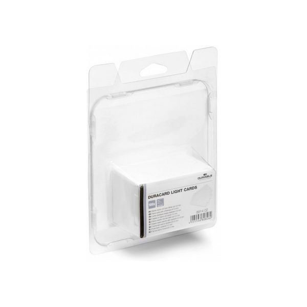 Duracard tynde plast-kort 0,5 mm, 100 stk