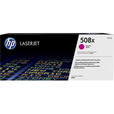 HP 508X/CF363X Lasertoner, rød, 9500s.