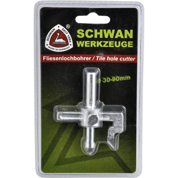 Schwand flisehulskærer, 30-90 mm