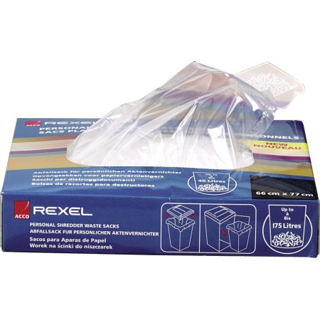 Rexel 40070 makulatorposer 115L, 100 stk.