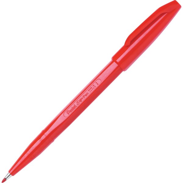 Pentel S520 Signpen rød