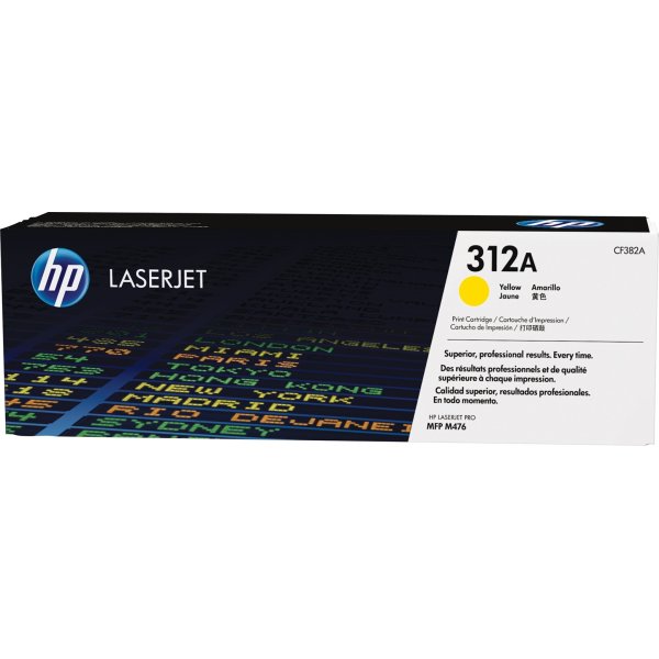 HP nr. 312A/CF382A Lasertoner, Gul, 2700 s.
