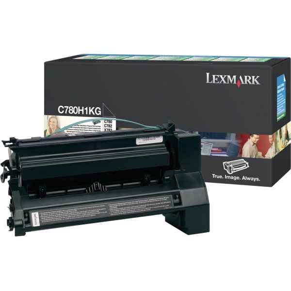 Lexmark C780A1KG lasertoner, sort, 6000s