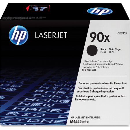 HP nr.90X/CE390X lasertoner, sort, 24000s