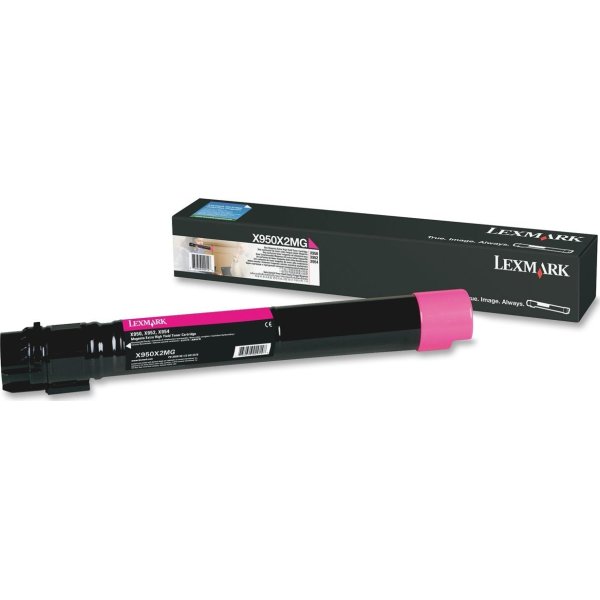Lexmark X950X2MG lasertoner, rød, 24000s