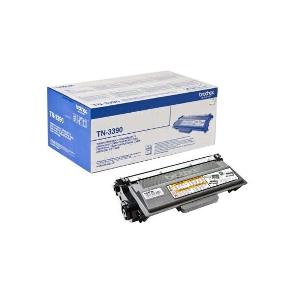 Brother lasertoner TN3390 12000 sider sort