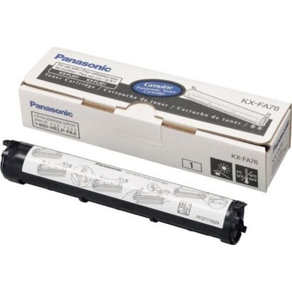 Panasonic KX-FA76X lasertoner, sort, 2000s