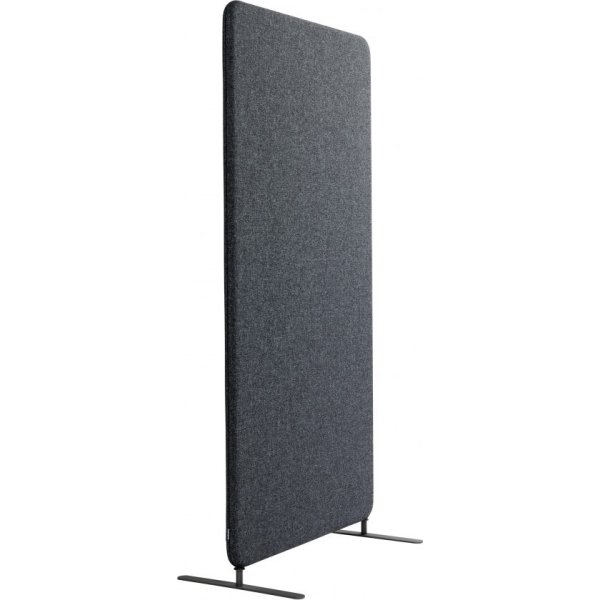Softline Light skærmvæg 100x150 cm mørk grå m/ ben