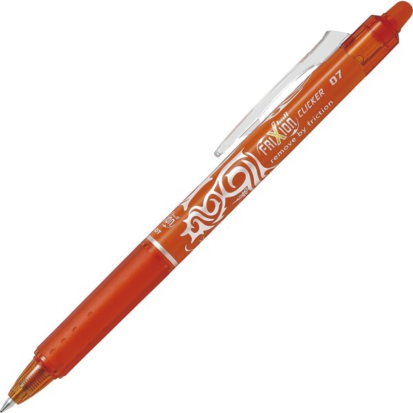 Pilot Frixion Clicker kuglepen, 0,7 mm, orange