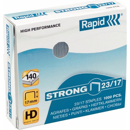Rapid Strong 23/15 Hæfteklammer, 1000 stk.