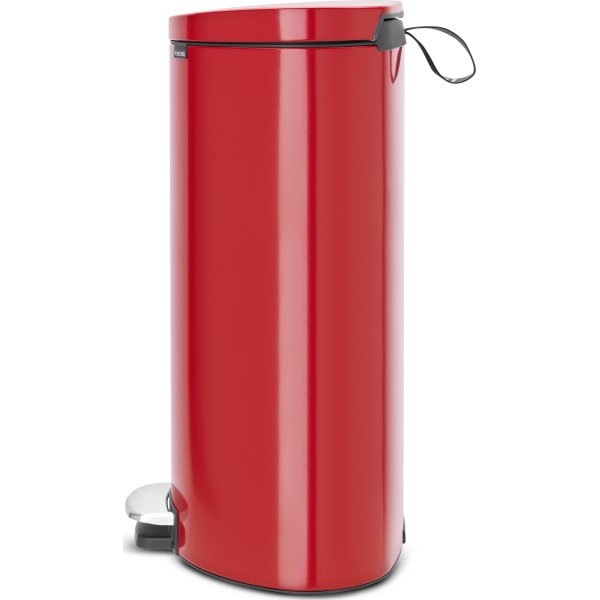 Brabantia Flatback Pedalspand 40 liter, rød