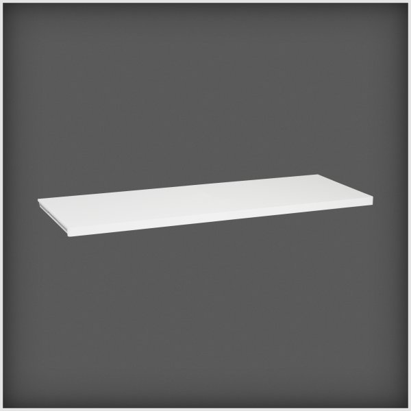 Elfa Décor hylde 40, længde 1212 mm, hvid