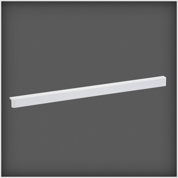 Elfa Décor liste, længde 607 mm, hvid