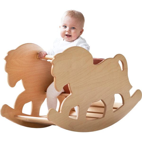 Hindevadgaard gyngehest, beige