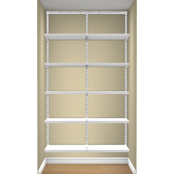 Elfa Classic sæt, 2 sektioner, Décor 30, Hvid
