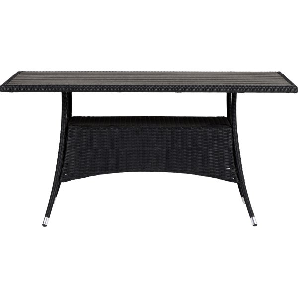 Oscar luksus havebord sort B84xL150 cm