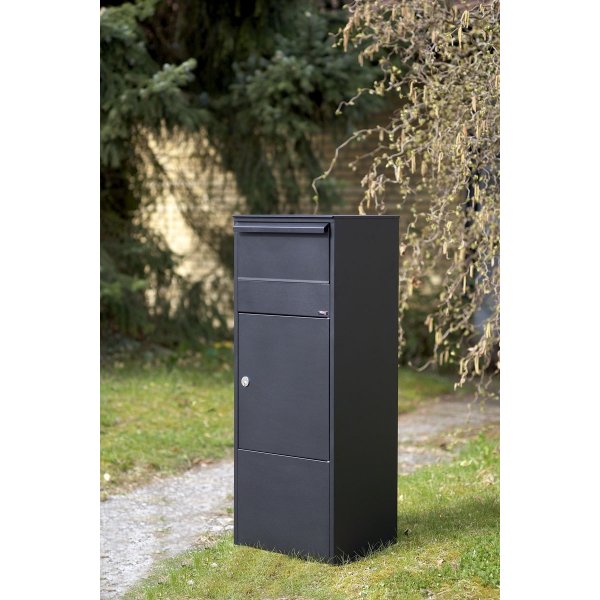 Allux 800 Pakkepostkasse, sort