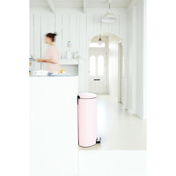 Brabantia Flatback Pedalspand 30 liter, pink