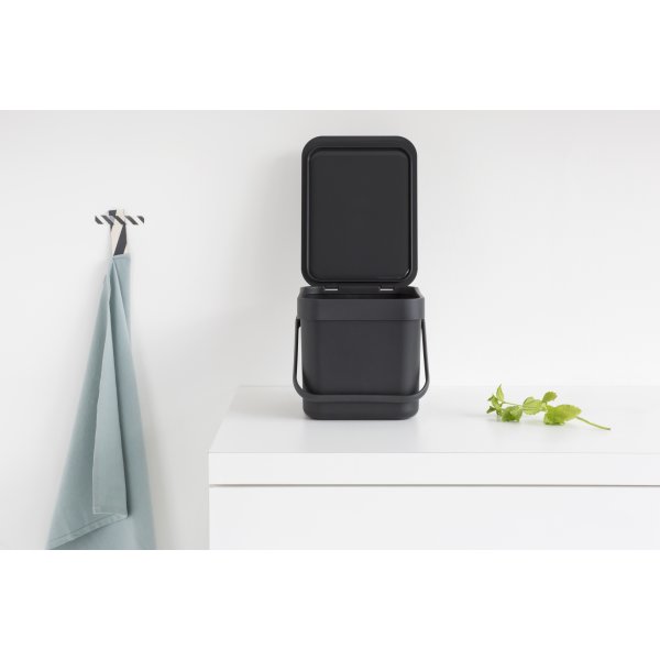 Brabantia Sort&Go Sorteringsspand 6 liter, grå