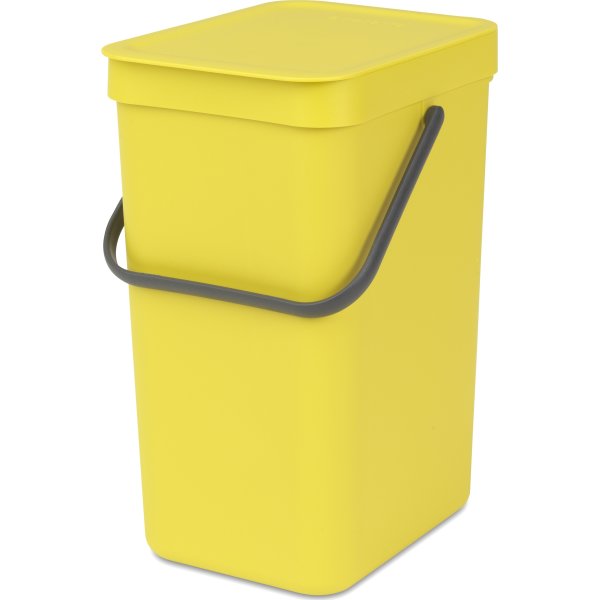 Brabantia Sort&Go Sorteringsspand 12 liter, gul