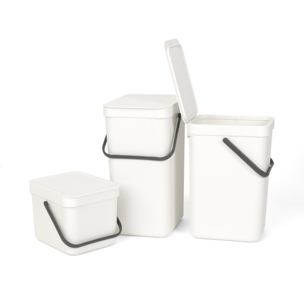 Brabantia Sort&Go Sorteringsspand 6 liter, hvid