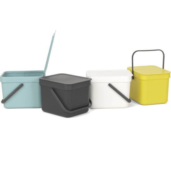 Brabantia Sort&Go Sorteringsspand 6 liter, hvid