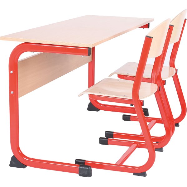 Class dobbelt bord rød, size 5