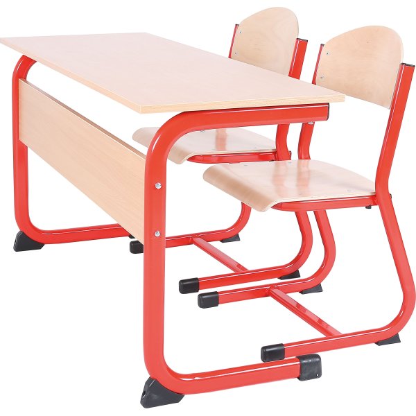 Class dobbelt bord rød, size 5