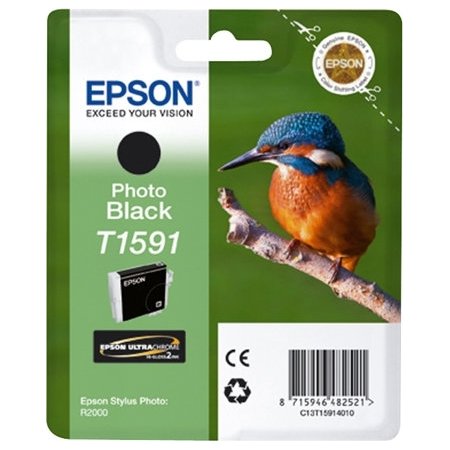 Epson T1591 blækpatron, fotosort, 17 ml