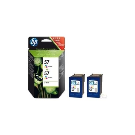HP nr.57/C9503AE blækpatroner, farve, 400s, 2stk